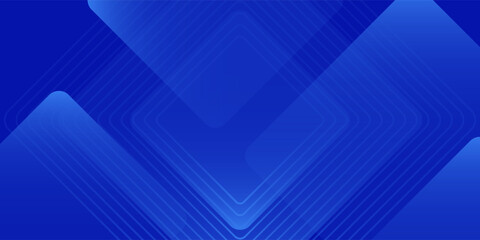 Obraz premium Soft blue polygon shapes, glowing lines. Minimalist abstract background design. Vector illustration