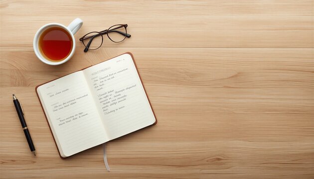 book and glasses