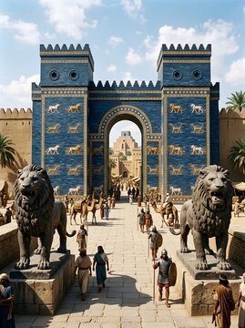 The Ishtar Gate of Babylon: Reconstructed Glory of Nebuchadnezzar's Ancient City