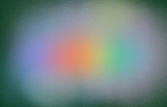 カラフルなオーラとノイズ質感のグラデーション背景素材、WebデザインやLP用の抽象的な壁紙｜Colorful aura gradient background with grain texture, abstract wallpaper for web design and landing page