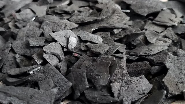Coconut shell charcoal, an environmentally friendly fuel produced through a carbonization process with minimal smoke and stable heat