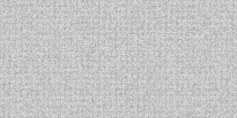 Fototapeta premium Silver mosaic disco ball background with white mirror glitter and light spots texture. Shiny grey tones sequin pattern. Festive fashion decoration. Glam sparkle Christmas wall. Vector illustration.