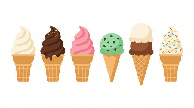 Ice cream cones / Soft serves
