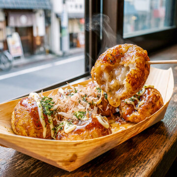 外はカリッと中はトロッとな美味しいたこ焼き