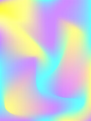 Fototapeta premium A modern abstract gradient background featuring smooth color transitions and a mix of purple, cyan and yellow. 