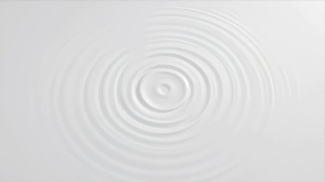 Naturewhite water surface ripple circle concentric wave texture minimal clean pale liquid background with soft abstract motion gentle ring smooth monochrome copy space serene calm scene