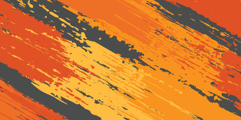Sublimation jersey design vector brush modern grunge camouflage background paint splash splashes bold stripes brush orange stripes abstract. eps 10 © Samsul