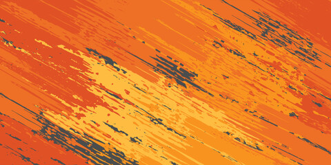 Sublimation jersey design vector brush modern grunge camouflage background paint splash splashes bold stripes brush orange stripes abstract. eps 10 © Samsul