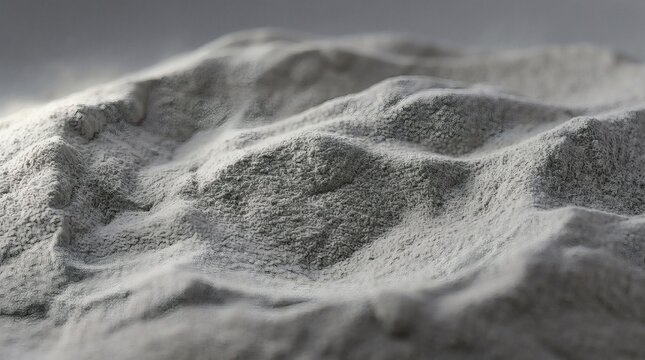Bentonite clay powder surface.
