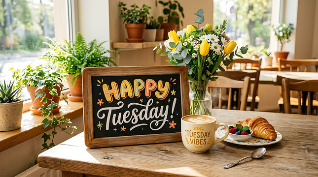 Happy Tuesday Typography Text Design