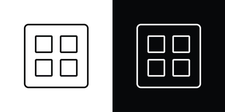 Apps icon on a white background. Vector Icon Design