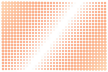 Abstract Geometric Diamond Pattern Background with Orange Gradient Halftone Effect for Modern Graphic Design Projects and Digital Wallpaper Textures © velikiyzayats