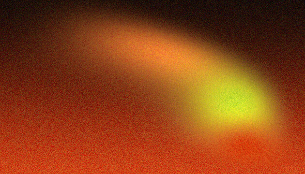 Dark orange abstract gradient backdrop with lo-fi grain texture, Abstract grainy gradient background with warm aura light effect