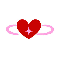 the elegant symmetry of a love form combined with cosmic elements © Nirma
