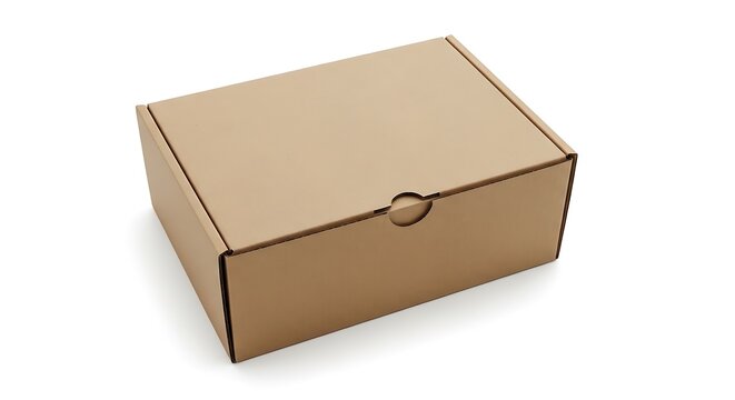 Minimalist wooden storage box with hinged lid open.
