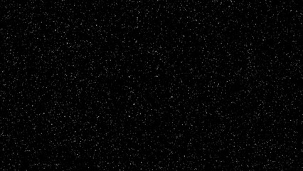 Abstract night sky stars texture backdrop with scattered white dust specks. Deep black space galaxy texture abstract background banner.  © Vector man