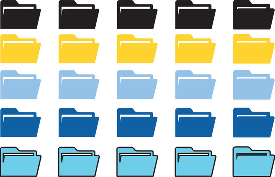 document, folder, file, archive, storage, illustration, interface, isolated, paper, set, icon, information, portfolio, signs, binder, cyberspace, graphic, office, open, page, collection, computer, dir