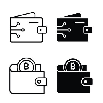 Cryptocurrency wallet icon