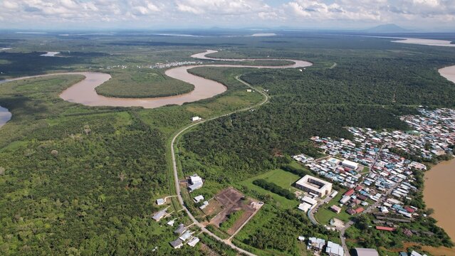 Pusa, Malaysia &ndash; May 27, 2026: The Landmark Buildings and Tourist Attractions of the Pusa Town