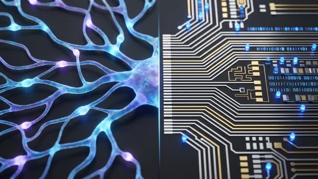 ブレインコンピューターインターフェースの神経ネットワークとデジタルデータの同期プロセス