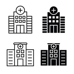 Obraz premium Hospital icon