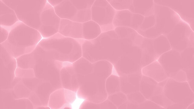 Pink liquid surface with patterns, reflections, ripples, and smooth textures. Suitable for backgrounds summer, textures, design elements, and calming visuals.