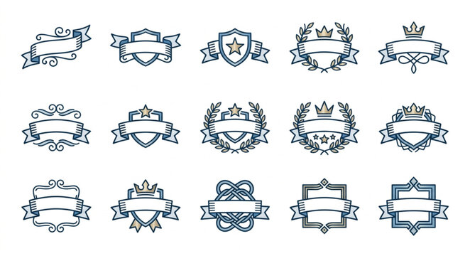 Elegant Monogram and Crest Designs Collection