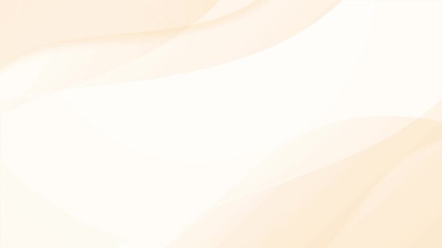 Abstract soft light orange background with smooth flowing waves and curves, elegant modern design for presentation, brochure, banner or website header