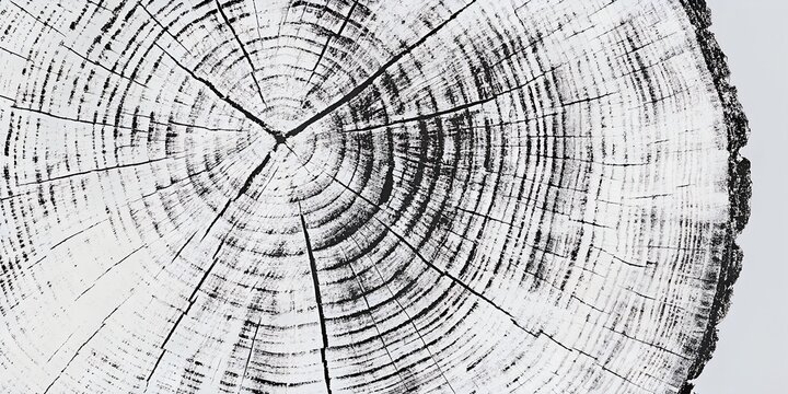 white rustic tree stump cross section background texture