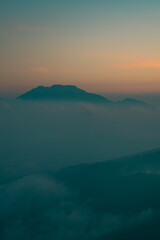 Obraz premium sunrise in the mountains