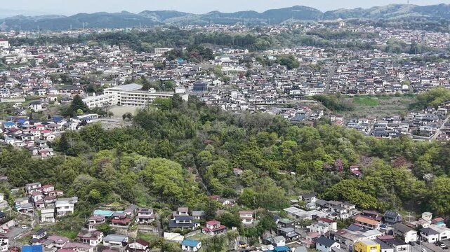 SHIOGAMA, JAPAN.Coastal cityscape view April 28 2026