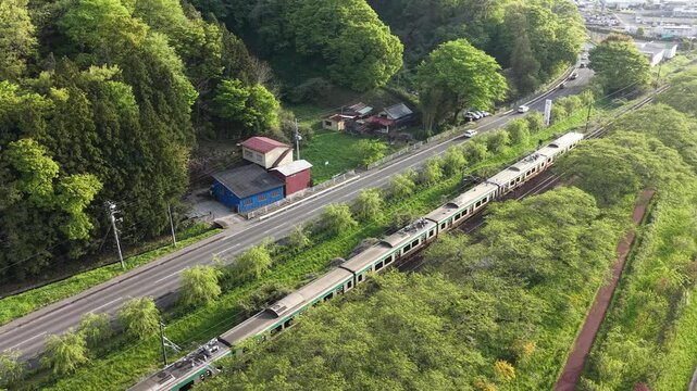 MIYAGI, JAPAN.Regional train transport April 28 2026