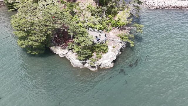 MATSUSHIMA, JAPAN.Forested island views April 28 2026