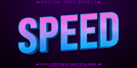Speed editable text effect, editable race and fast text style © Md