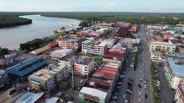 Sarikei, Malaysia &ndash; May 27, 2026: The Landmark Buildings and Tourist Attractions of Sarikei