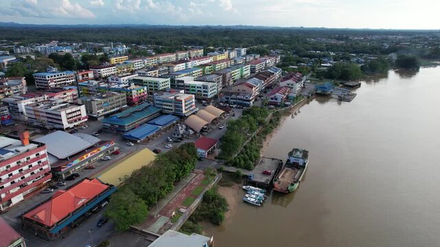 Sarikei, Malaysia &ndash; May 27, 2026: The Landmark Buildings and Tourist Attractions of Sarikei