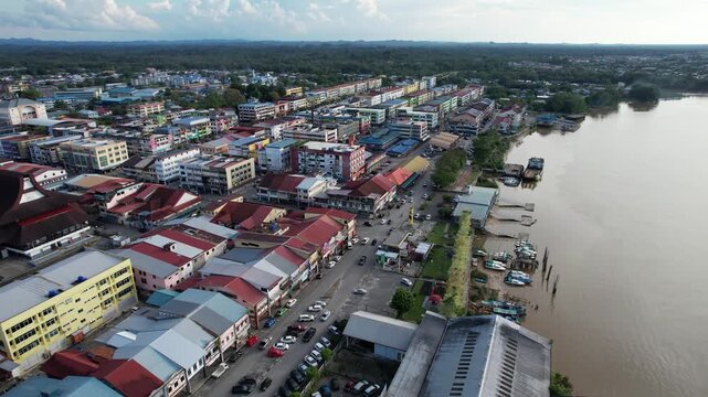 Sarikei, Malaysia &ndash; May 27, 2026: The Landmark Buildings and Tourist Attractions of Sarikei