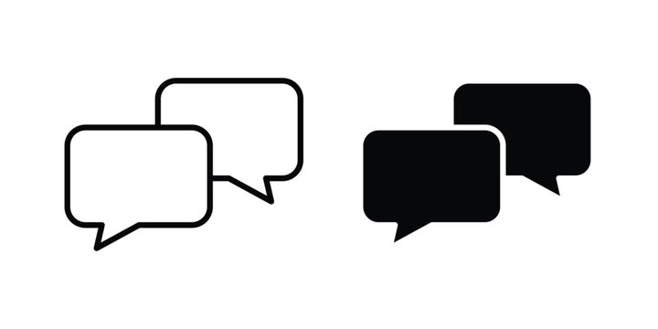 Chat bubble icon