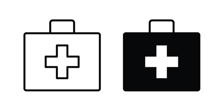 Medical kit icon