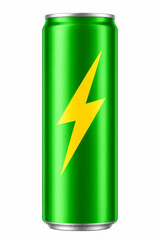 Fototapeta premium Vector illustration of green energy drink can