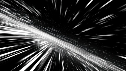 Obraz premium Abstract white light lines illustration