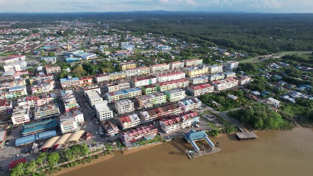 Sarikei, Malaysia &ndash; May 27, 2026: The Landmark Buildings and Tourist Attractions of Sarikei