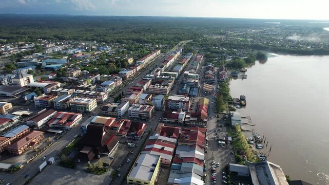 Sarikei, Malaysia &ndash; May 27, 2026: The Landmark Buildings and Tourist Attractions of Sarikei