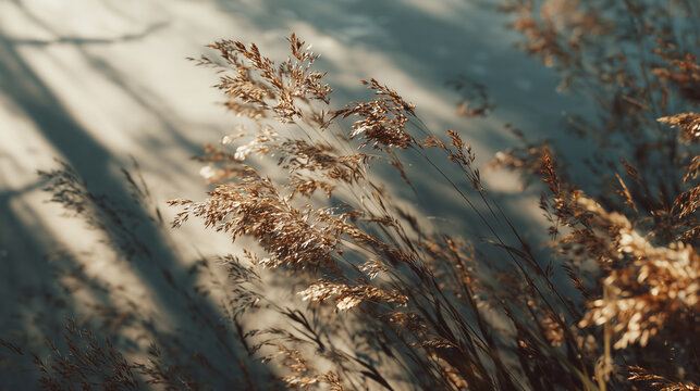 autumn reed background