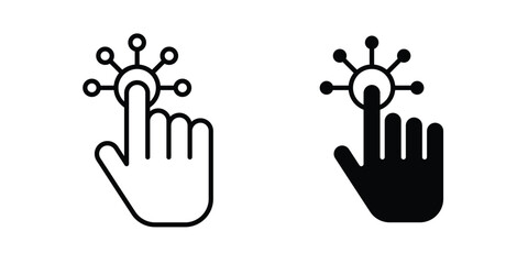 Fototapeta premium Interactive icon