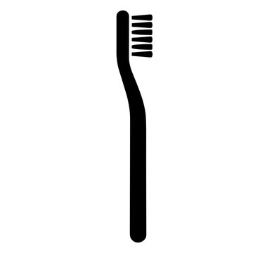 icon toothbrush vector illustration