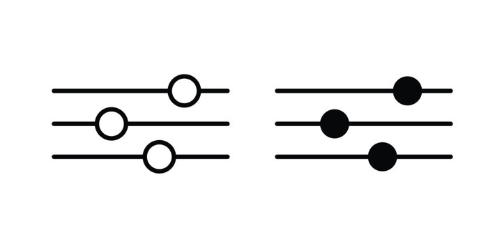 Settings sliders icon