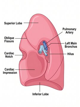 The posterior view of a human liver displays its lobes and anatomy.