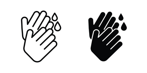 Fototapeta premium Wash your hands icon