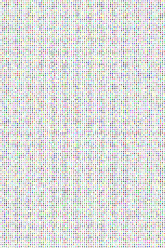 Multicolor binary code on white background abstract digital data computer pattern